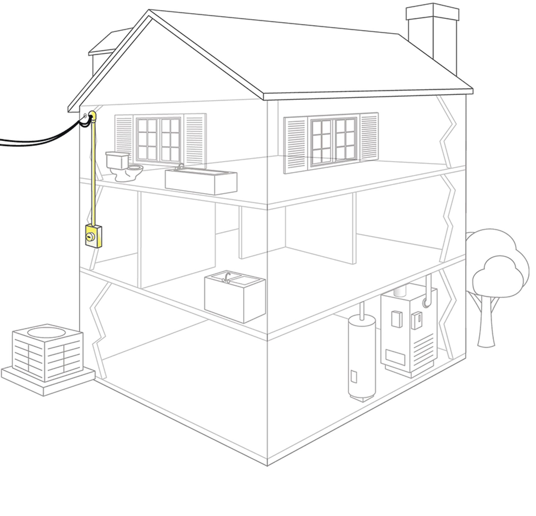 House electric diagram